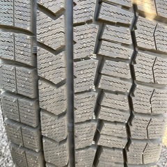 【お取引決まりました】DUNLOP 215/65R16 22年製　冬タイヤ　バリ山　タイヤホイールセット　4本の画像