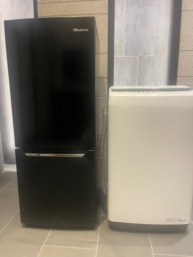 福岡市配送設置無料　大きめ150L冷蔵庫、洗濯機セット