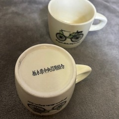 レトロマグカップ　2点の画像