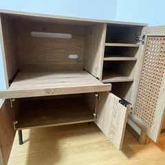 LOWYA ラタン調キッチンカウンターの画像