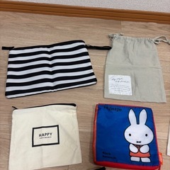 エコバッグ&ポーチ&巾着セットの画像
