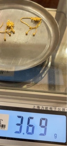 24 K純金 ピヤス.イヤリング（新品）