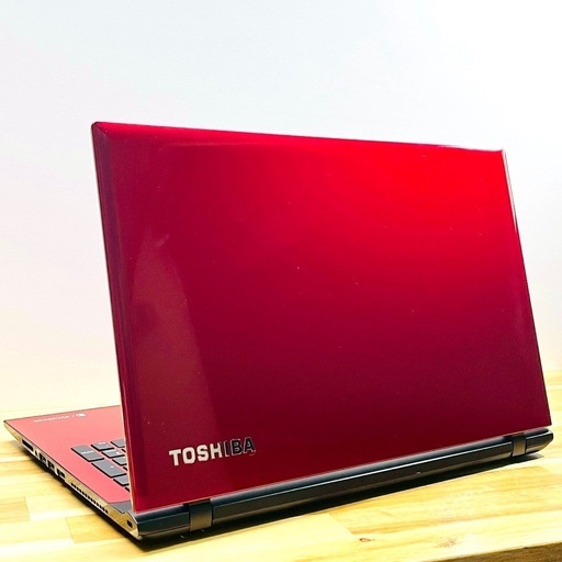 新品SSD ノートパソコン 東芝 dynabook / レッド Windows11 pro メモリ8GB SSD256GB 15.6イ