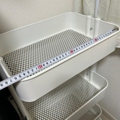 キャスター ラック 
ホワイトの画像