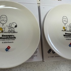 スヌーピー　プレート（4枚）　＋　トートバッグの画像