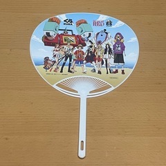 新品未使用　ワンピース くら寿司コラボ うちわの画像