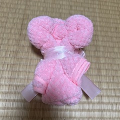 ピンク  ハンドタオルの画像