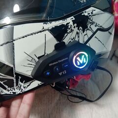 フルフェイスヘルメット インカム付き！の画像