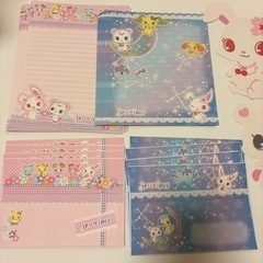 ジュエルペット　　便箋＆封筒セットの画像