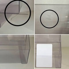 10月22日購入で1000円値引きします　【中古】アクリル ディスプレイケース　ひな壇4段 ×10台　什器33×44×30 ディスプレイスタンド 展示台 コレクションケース の画像