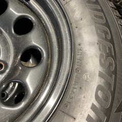 ジムニー　BRIDGESTONE 195/80R15 21年製　スタッドレスタイヤ　タイヤホイール　5本セット　の画像