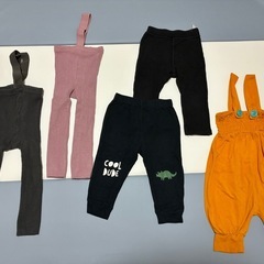 キッズ長ズボン80〜90、9点。の画像