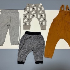 キッズ長ズボン80〜90、9点。の画像