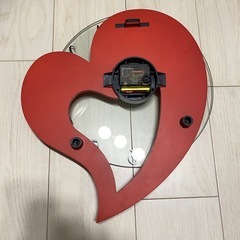 ハート型　掛け時計の画像