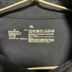 無印良品　長袖シャツ　ネイビーXLの画像