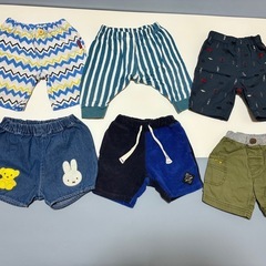 キッズ半ズボン80〜100、12点の画像
