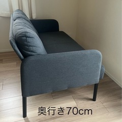 ソファ　グレーの画像