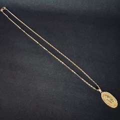 N55*《グアダルーペ》*ゴールドネックレスメンズ の画像