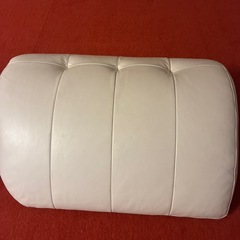 レザークッション　オットマンの画像