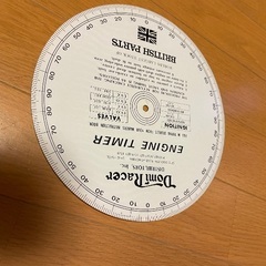 タイミングゲージです。古いドミレーシングゲージ。の画像