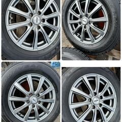 DOS 16in 6.5J +38 PCD114.3 グッドイヤー アイスナビ 215/65R16 アルファード カローラクロス エクストレイル の画像