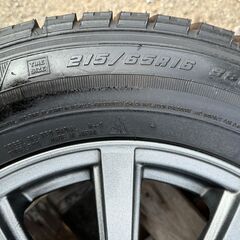 DOS 16in 6.5J +38 PCD114.3 グッドイヤー アイスナビ 215/65R16 アルファード カローラクロス エクストレイル の画像