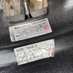 DOS 16in 6.5J +38 PCD114.3 グッドイヤー アイスナビ 215/65R16 アルファード カローラクロス エクストレイル の画像