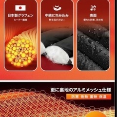  新品❤️ 電熱ベスト ヒーター付き 防寒ジャケット 温度調整 23箇所発熱 サイズLの画像