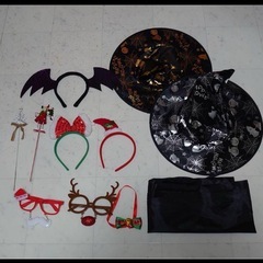 ★ハロウィン＆クリスマス 豪華お飾り＆コスプレアイテムセットの画像