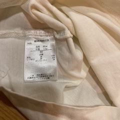 80サイズ・ロンT(白×ブルー)の画像