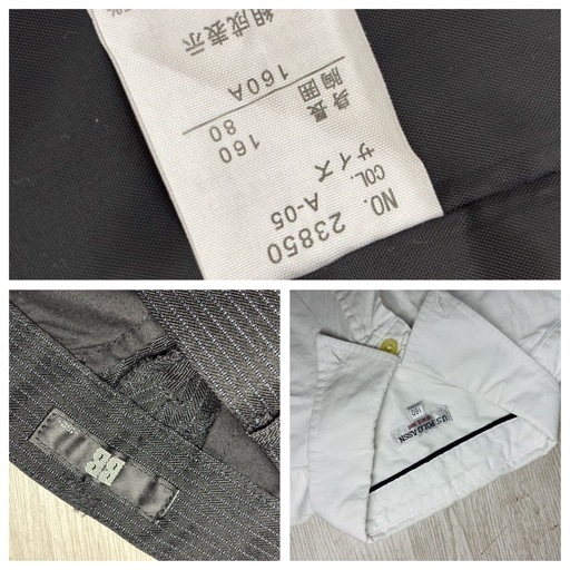 【綺麗】 男の子 フォーマル スーツ160サイズ セットアップ 子供服 ブラック