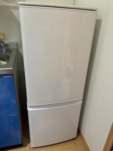 三菱 冷蔵庫 MR-P15E3J-W 146L ホワイト 2024年製