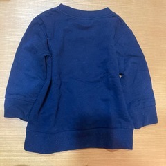 80サイズ・トレーナー(ネイビー)の画像