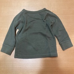 80サイズ・ロンT(カーキグリーン)の画像