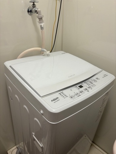 アクア 洗濯機 購入 AQW-S50E3 5.0kg 2023年製 取扱説明書付き ☆