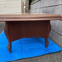 【GO-1275】マルニ木工 センターテーブル ローテーブル 猫足の画像
