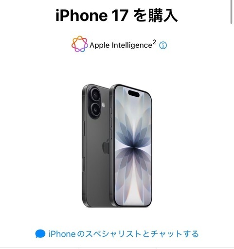 iPhone17  10万に戻りました。