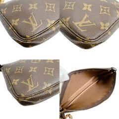 ルイヴィトン M51980 ポーチ ブラウン  LOUIS VUITTON ストラップ交換　斜め掛け可能 モノグラムの画像