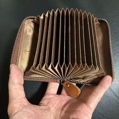 本革カードケースの画像