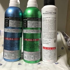 3点セット　メンズデオドラントスプレー　シェービングフォームの画像