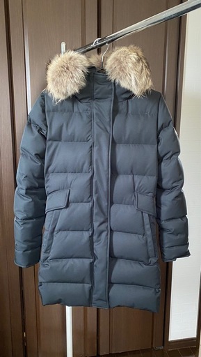 【新品】ピレネックス ブラック ロングダウンジャケット JP36