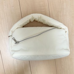 【新品】ふわふわバッグ　白の画像