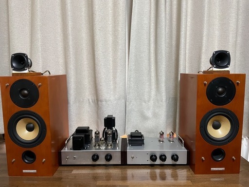 WATZ A307a(パワーアンプ) ＋PA101(トーンコントロール) キット組み立て済みを出品し