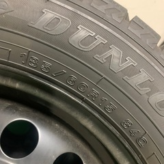 トヨタ純正　バリ山スタッドレス　ヤリス、アクア、ヴィッツ、フィールダーなど　185/60Ｒ15　の画像