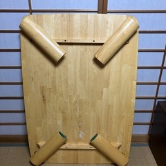 テーブル 木製長方形座卓 テーブルの画像