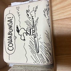 COACH x PEANUTS スヌーピー 二つ折り財布の画像