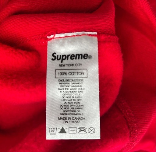 Supreme Sロゴ パーカー 