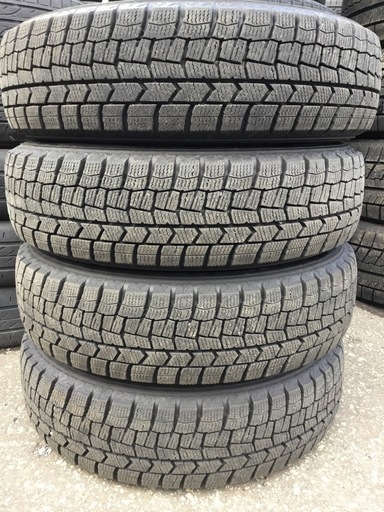 バリ溝 155/65R14 ダンロップ スタッドレスタイヤ 4本セット