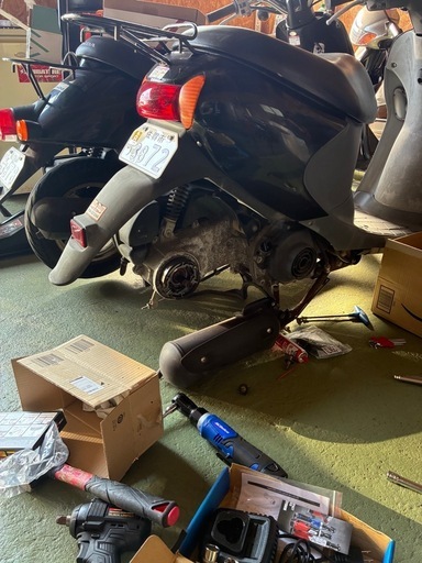 原付バイクタイヤ交換