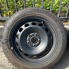 ホイール　16インチ6.5J+50 pcd112 5穴　スタッドレス 205/55R16の画像